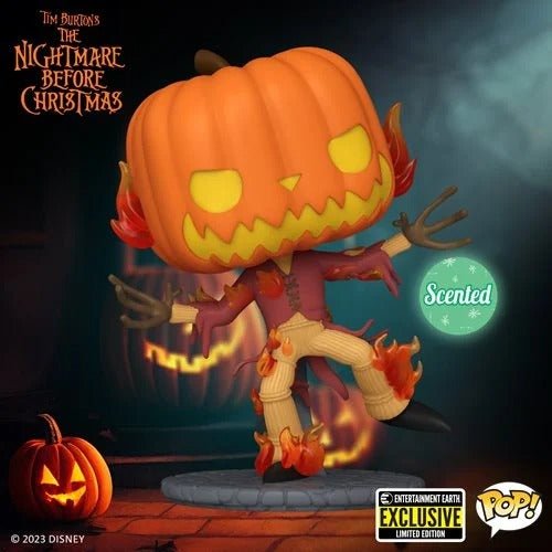 Funko Pop! 1357 - Nightmare Before Christmas 30th Anniversary Pumpkin King Scented Vinyl Figure - Entertainment Earth Exclusive