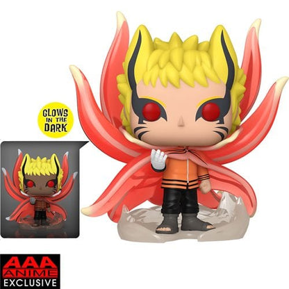 Funko Pop! 1361 Animation - Boruto - Naruto Baryon Mode Glow-in-the-Dark Super 6-Inch Vinyl Figure - AAA Exclusive