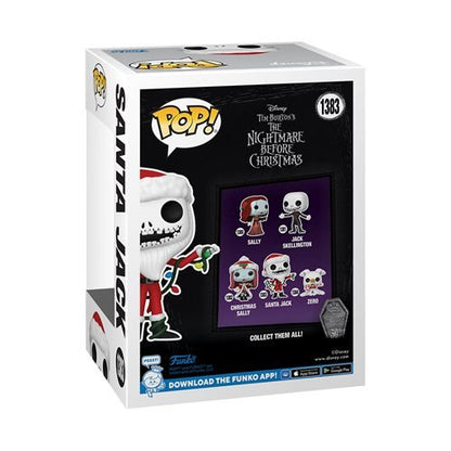 Funko Pop! 1383  - Nightmare Before Christmas 30th Anniversary Santa Jack Scented Vinyl Figure - Entertainment Earth Exclusive