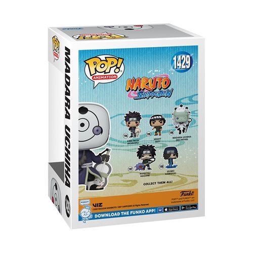 Funko Pop! 1429 Animation - Naruto: Shippuden - Madara Uchiha Vinyl Figure - Entertainment Earth Exclusive