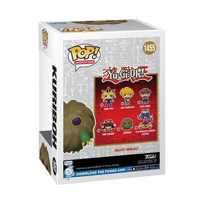 Funko Pop! 1455 Animation - Yu-Gi-Oh! Kuriboh Flocked and Glow-in-the-Dark AAA Exclusive