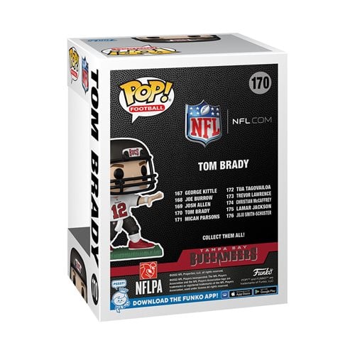 Funko Pop! 170 NFL Buccaneers Tom Brady Vinyl Figure