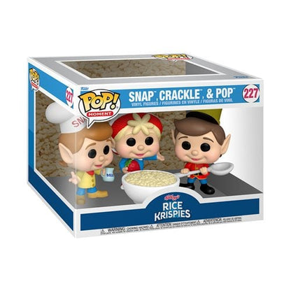 Funko Pop! 227 Moment Kelloggs Rice Krispies Snap, Crackle, and Pop