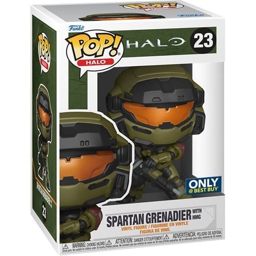 Funko Pop! 23 - Halo Infinite Spartan Grenadier Vinyl Figure - Best Buy Exclusive