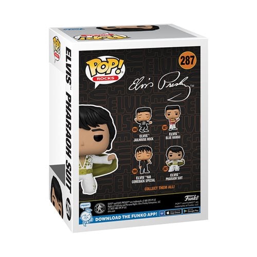 Funko Pop! 287 Rocks - Elvis Presley Pharaoh Suit Vinyl Figure