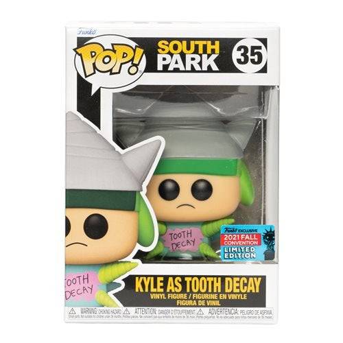 Funko Pop! 35 - South Park - Kyle Tooth Decay Vinyl Figure - 2021 Convention Exclusive
