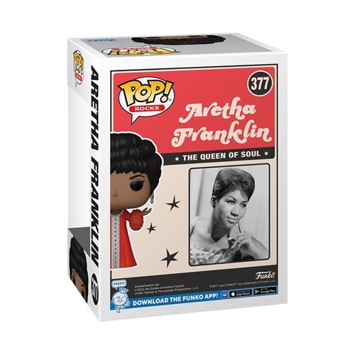 Funko Pop! 377 Rocks - Aretha Franklin (Andy Williams Show) Vinyl Figure