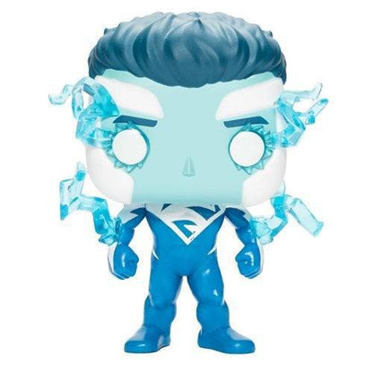 Funko Pop! 419 Heroes - Superman (Blue) Vinyl Figure - 2021 Convention Exclusive