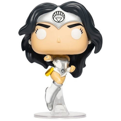 Funko Pop! 423 DC Wonder Woman 80th Anniversary White Lantern Glow-in-the-Dark Vinyl Figure - Entertainment Earth Exclusive