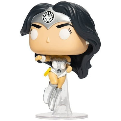 Funko Pop! 423 DC Wonder Woman 80th Anniversary White Lantern Glow-in-the-Dark Vinyl Figure - Entertainment Earth Exclusive