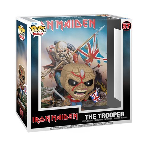 Funko Pop! 57 Iron Maiden The Trooper Album Figure with Case