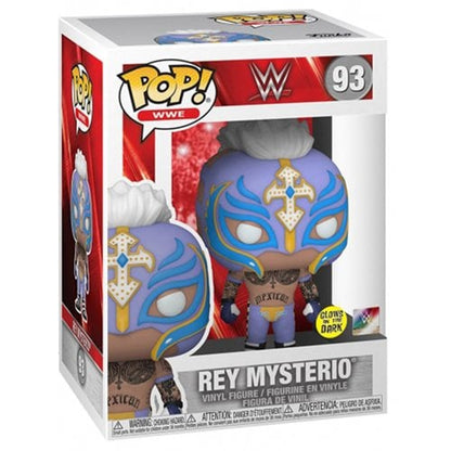 Funko Pop! 93 WWE Rey Mysterio Glow-in-the-Dark Vinyl Figure - Exclusive