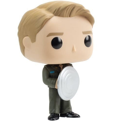 Funko Pop! 999 Marvel- Captain America with Prototype Shield Vinyl Figure - Entertainment Earth Exclusive