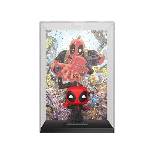 Funko Pop! Deadpool (2015) #1 Deadpool in Black Suit Comic Cover Figure with Case