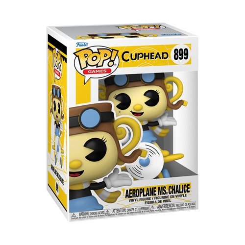 Funko Pop! Games 899 Cuphead - Aeroplane Ms. Chalice Vinyl Figure