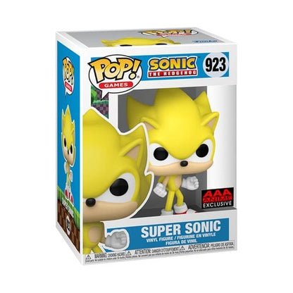 Funko Pop! Games 923 - Sonic the Hedgehog - Super Sonic Vinyl Figure - AAA Anime Exclusive