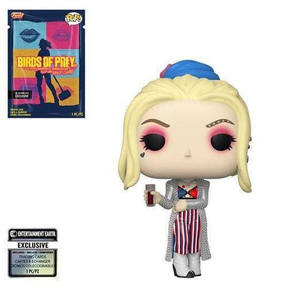 Funko Pop! Heroes 303 Birds of Prey Harley Quinn Black Mask Club w/ Collectible Card - EE Exclusive