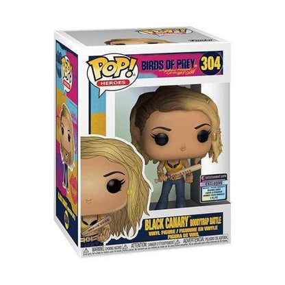 Funko Pop! Heroes 304 Birds of Prey Black Canary Funko Pop! w/ Collectible Card - EE Exclusive