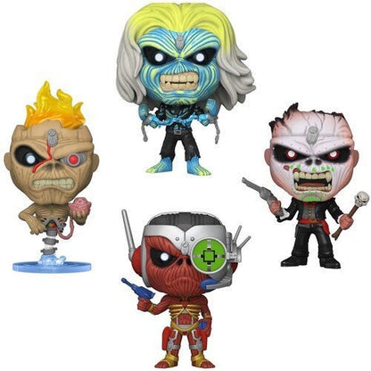 Funko Pop! Iron Maiden - Eddie 4 Pack Glow in the Dark Box Set - AE Exclusive