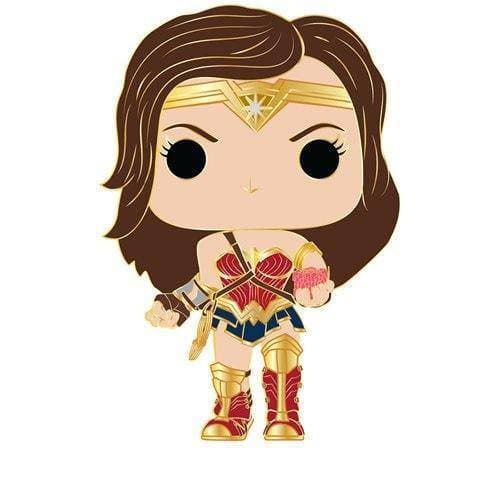 Funko Pop!- Justice League Large Enamel Pin - Select Figure(s)