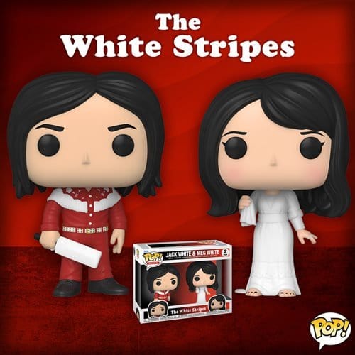 Funko Pop! Rocks 2-Pack - The White Stripes Jack White & Meg White Vinyl Figures