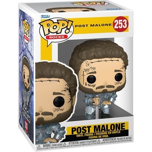 Funko Pop! Rocks 253 - Post Malone Knight Vinyl Figure