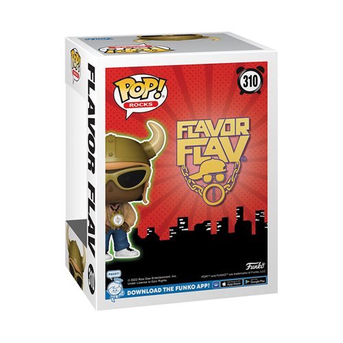 Funko Pop! Rocks 310 - Flavor Flav Vinyl Figure