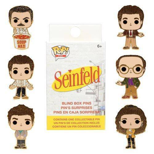 Funko Seinfeld Character Pop! Blind-Box Enamel Random Pin - (1) box with (1) Pin