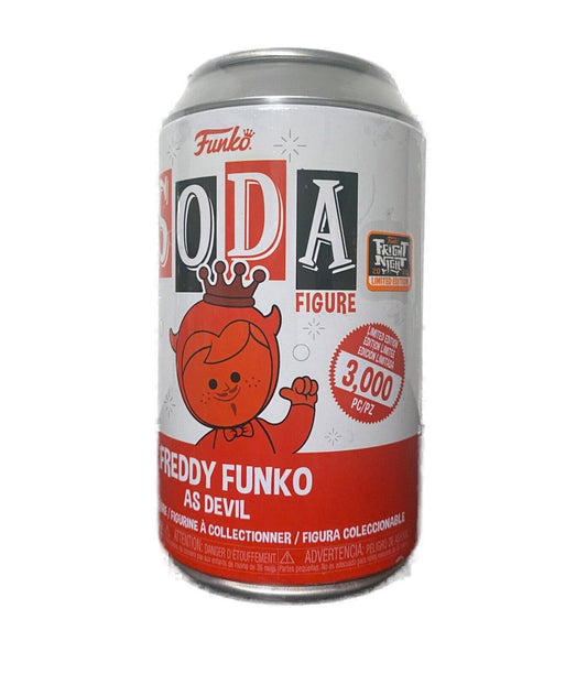 Funko SODA Vinyl: LE3000 Freddy Funko as Devil Sealed Can