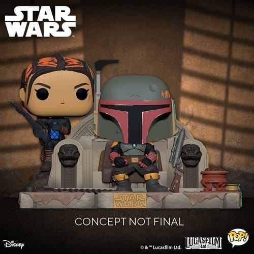 Funko Star Wars: The Mandalorian Boba Fett and Fennec Shand Pop! Moment