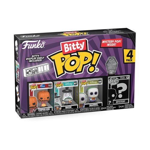 Funko The Nightmare Before Christmas Bitty Pop! Mini-Figure 4-Pack - Select Set(s)