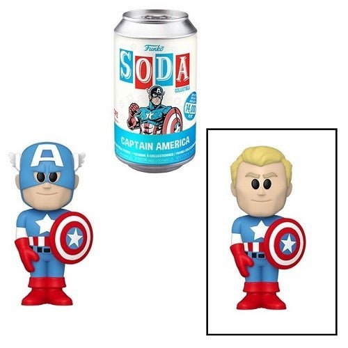 Funko Vinyl Soda Figure - Limited Edition - Marvel Captain America