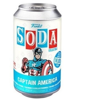 Funko Vinyl Soda Figure - Limited Edition - Marvel Captain America