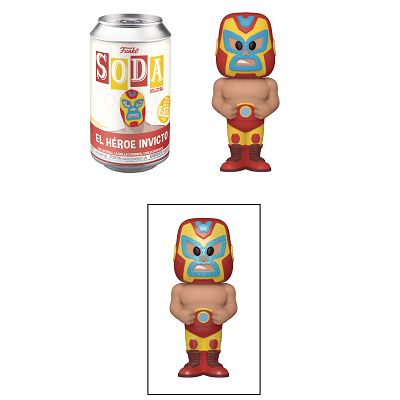 Funko Vinyl Soda Figure - Limited Edition - Marvel Lachadores - El Heroe Invicto (Iron Man)