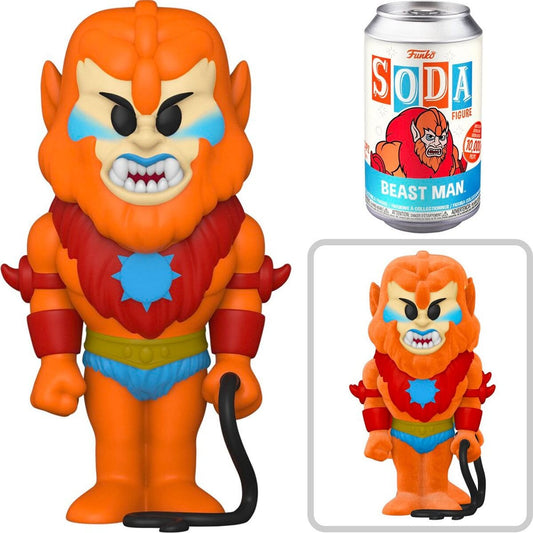 Funko Vinyl SODA: Masters of the Universe - Beast Man (1:6 Chance at Chase) (Order 6 for a SEALED Case)