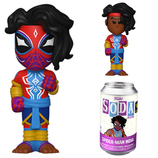 Funko Vinyl SODA: Spider-Man Across the Spider-Verse - Spider-Man India (Specialty Series Exclusive) (1:6 Chance at Chase) (Order 6 for a SEALED Case)