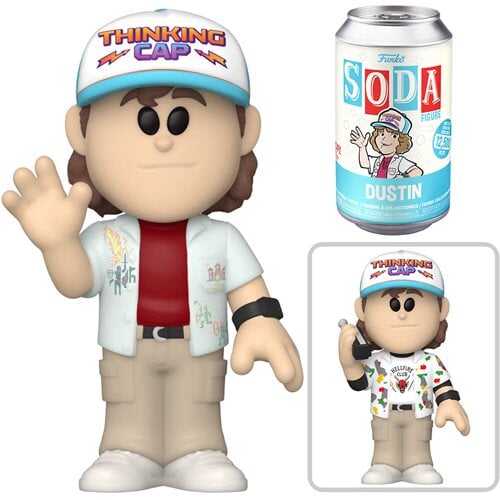 Funko Vinyl SODA: Stranger Things - Dustin (1:6 Chance at Chase) (Order 6 for a SEALED Case)