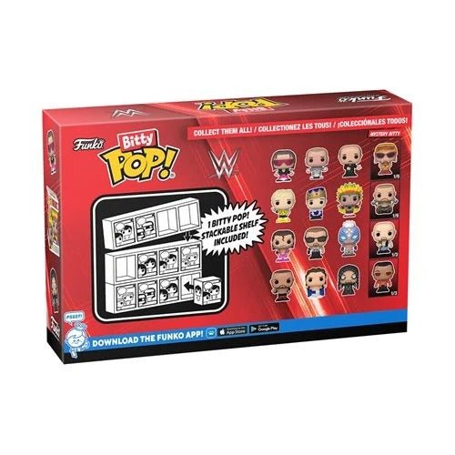 Funko WWE Bitty Pop! Mini-Figure 4-Pack - Select Set(s)