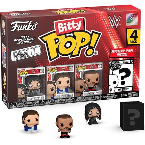 Funko WWE Bitty Pop! Mini-Figure 4-Pack - Select Set(s)