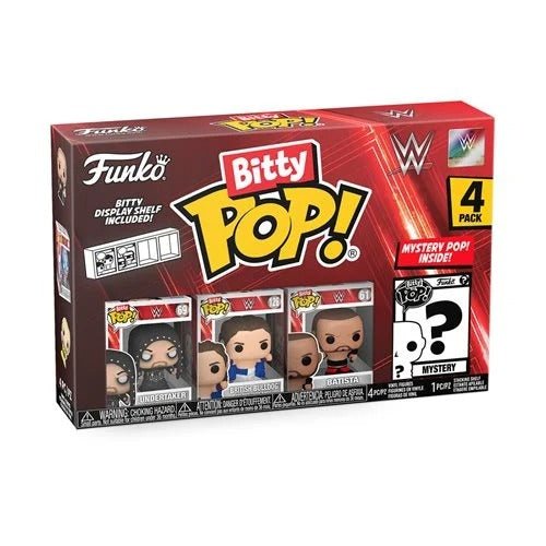 Funko WWE Bitty Pop! Mini-Figure 4-Pack - Select Set(s)