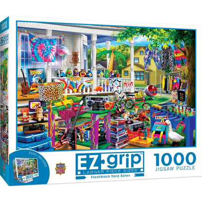 EZ Grip - Flashback Yard Sales 1000 Piece Jigsaw Puzzle