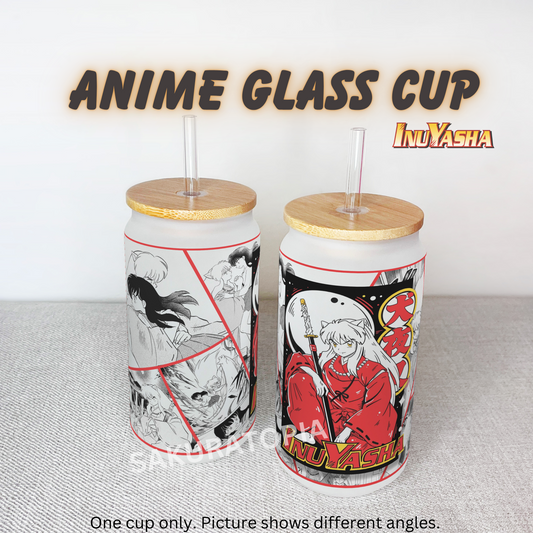 Inuyasha Glass with Lid G30