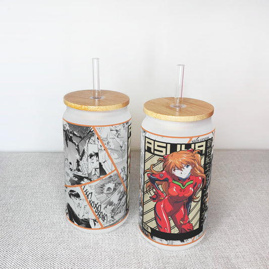 Evangelion Glass with Lid G35