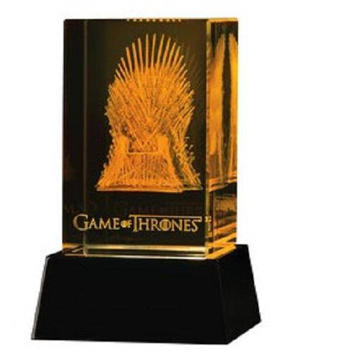 Game of Thrones Iron Throne 3D Crystal Replica