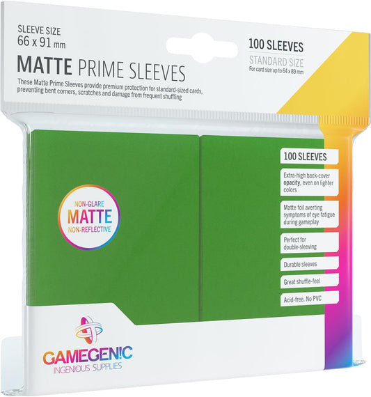 Gamegenic MATTE Prime Sleeves (100 pack)