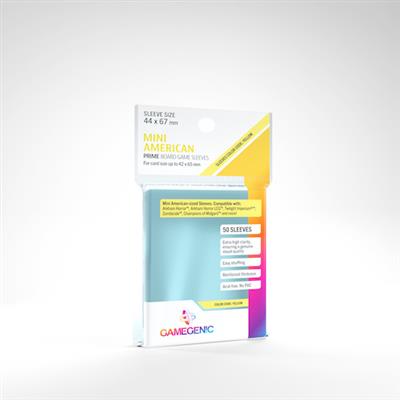 Gamegenic Prime Sleeves: Mini-American (44 x 67 mm)
