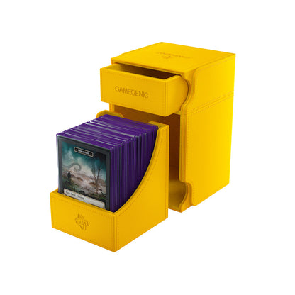 GameGenic Watchtower 100+ Card Convertible Deck Box - XL Yellow