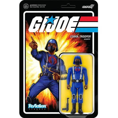 GI Joe Cobra Trooper (H-Back Dunkelbraun) 3 3/4-Zoll ReAction-Figur