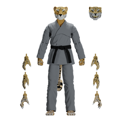 Zoo Jitsu Fighters Chico the Cheetah Action Figure