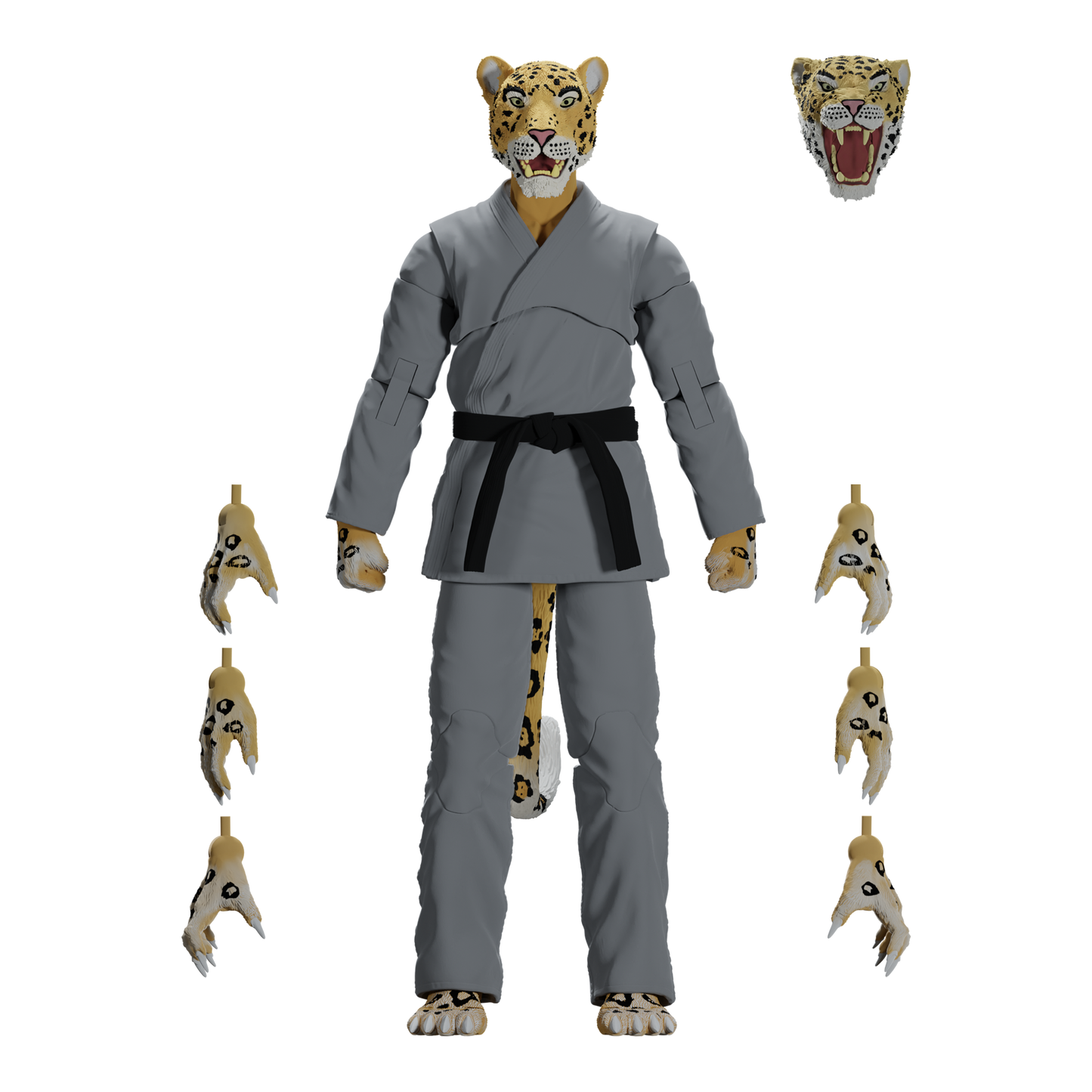 Zoo Jitsu Fighters Jairo the Jaguar Action Figure